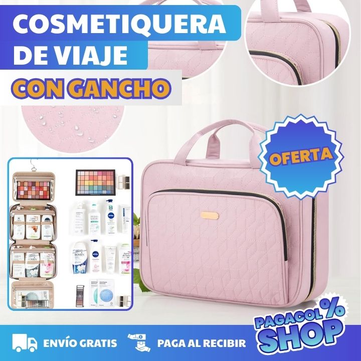 TRAVELGLOW™️AMPLIA COSMETIQUERA DE VIAJE - LLEVA SIEMPRE LO QUE NECESITAS