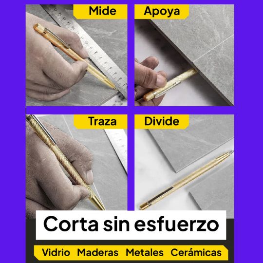 SlicerPen™ - Bolígrafo de corte de alta precisión para vidrio, madera, pisos y más