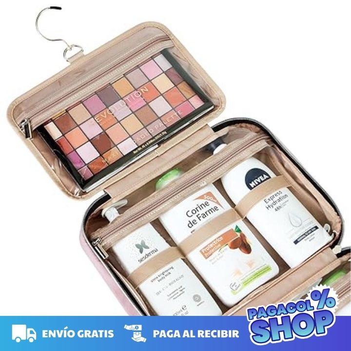 TRAVELGLOW™️AMPLIA COSMETIQUERA DE VIAJE - LLEVA SIEMPRE LO QUE NECESITAS